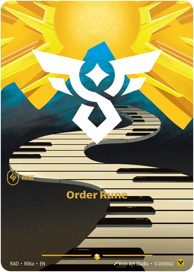 Order Rune - Riftbound Rune Card (RAD-R06A) | RiftAtlas