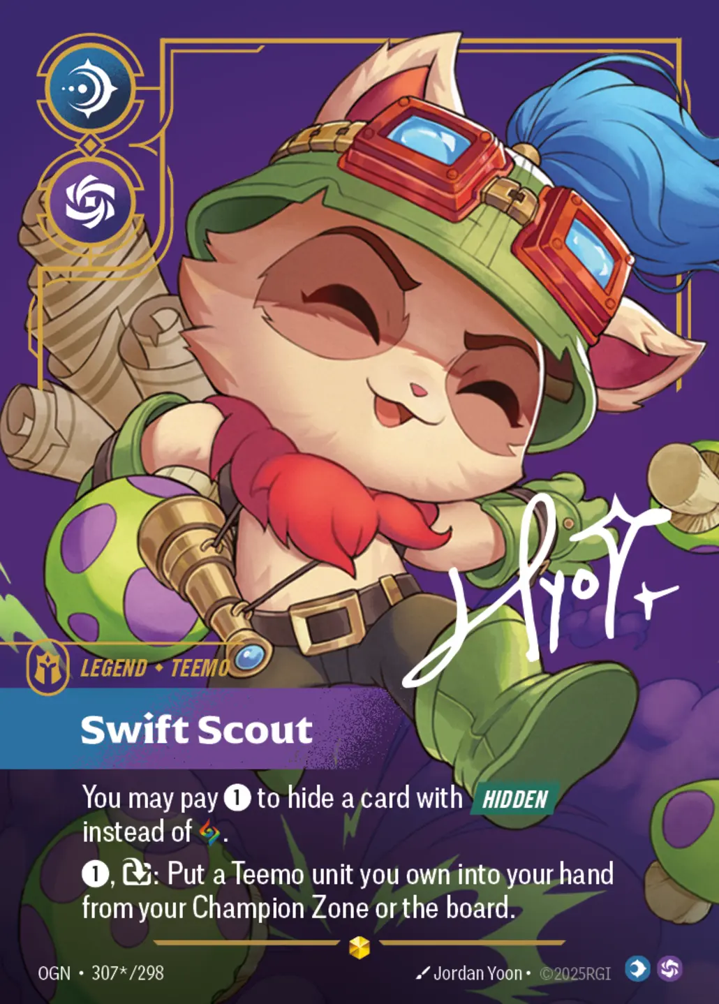 Teemo, Swift Scout - OGN-307S | Rift Atlas