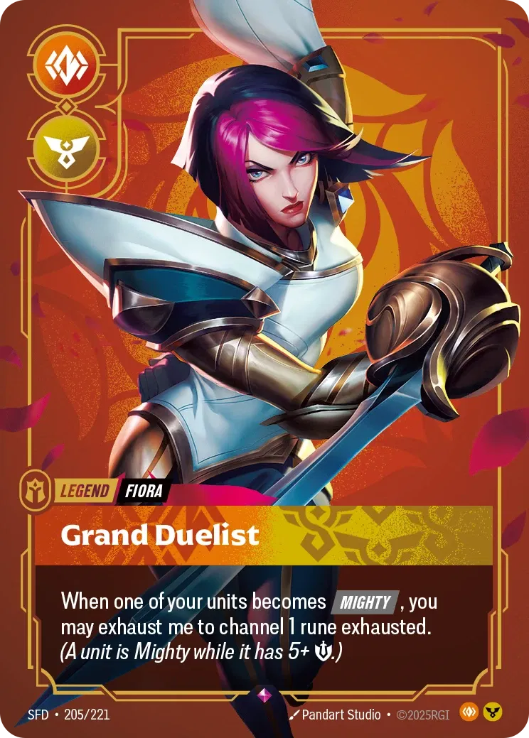 Fiora, Grand Duelist - SFD-205 | Rift Atlas