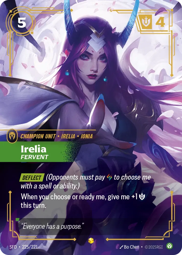 Irelia, Fervent - SFD-225 | Rift Atlas