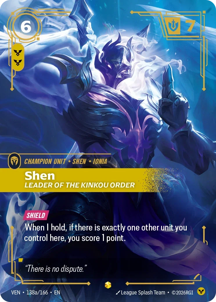 Shen, Leader of the Kinkou Order - VEN-138A | Rift Atlas